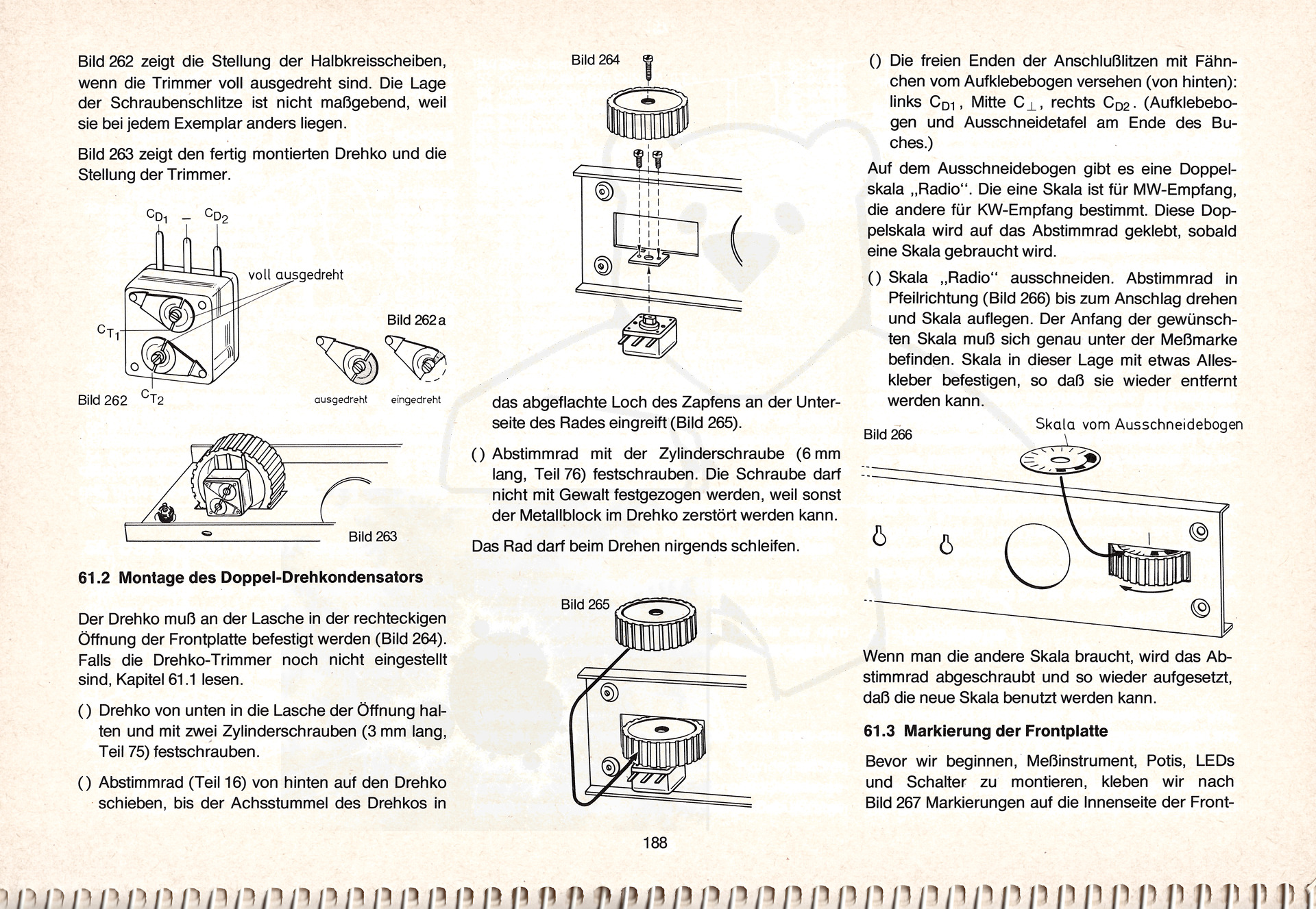 Kosmos Elektronik Labor E200 Handbuch Seite 188